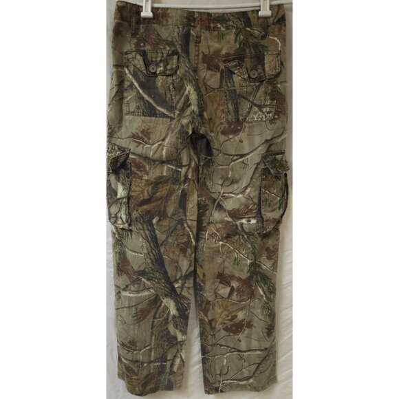 Realtree AP HD Womens Small 6-8 Camo Cargo Hunting Hiking Field Pants 30X32 - Picture 6 of 12